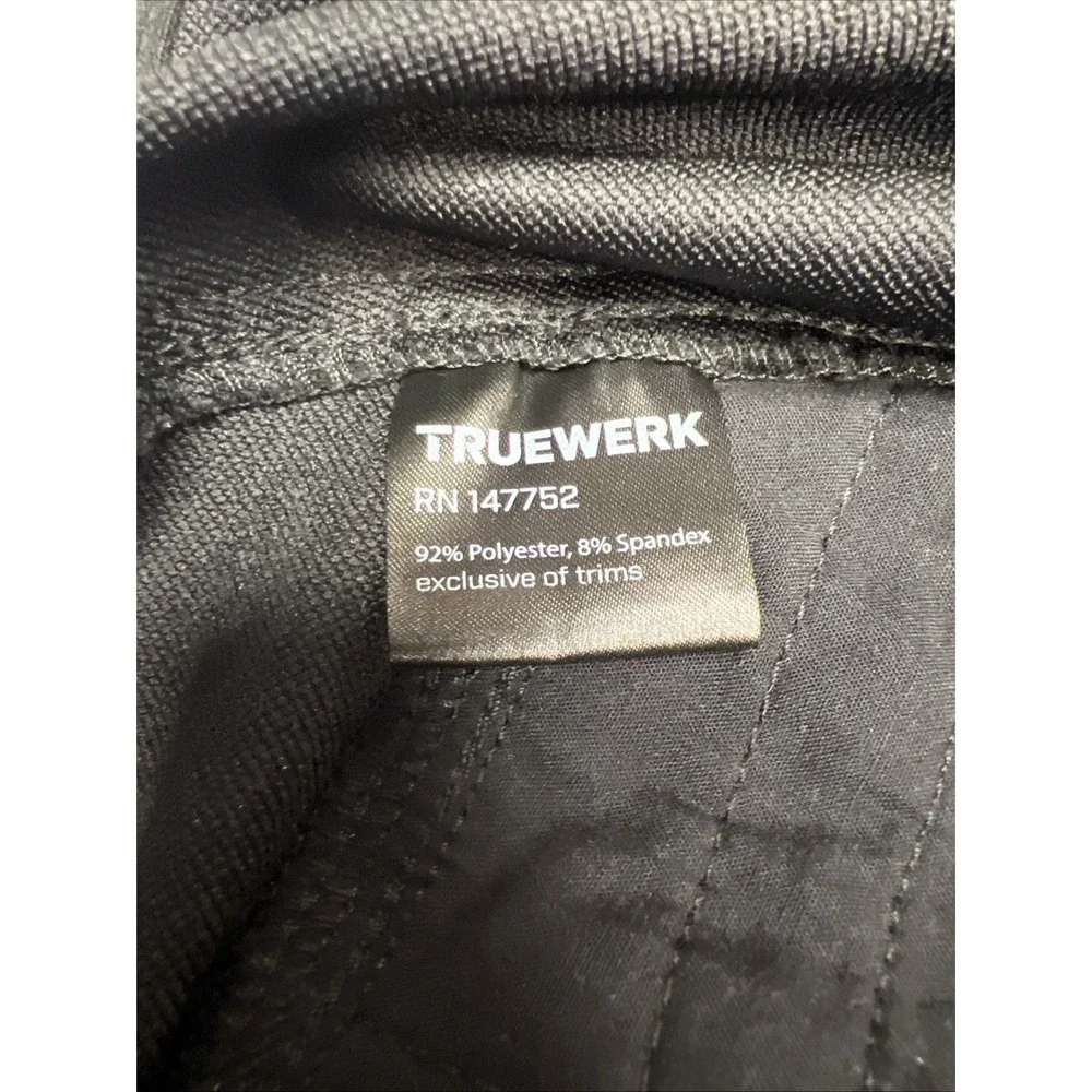 TrueWerk XP WerkPant 46x30 Black Knee Pads FlexWaist DWR Work Tactical Pants